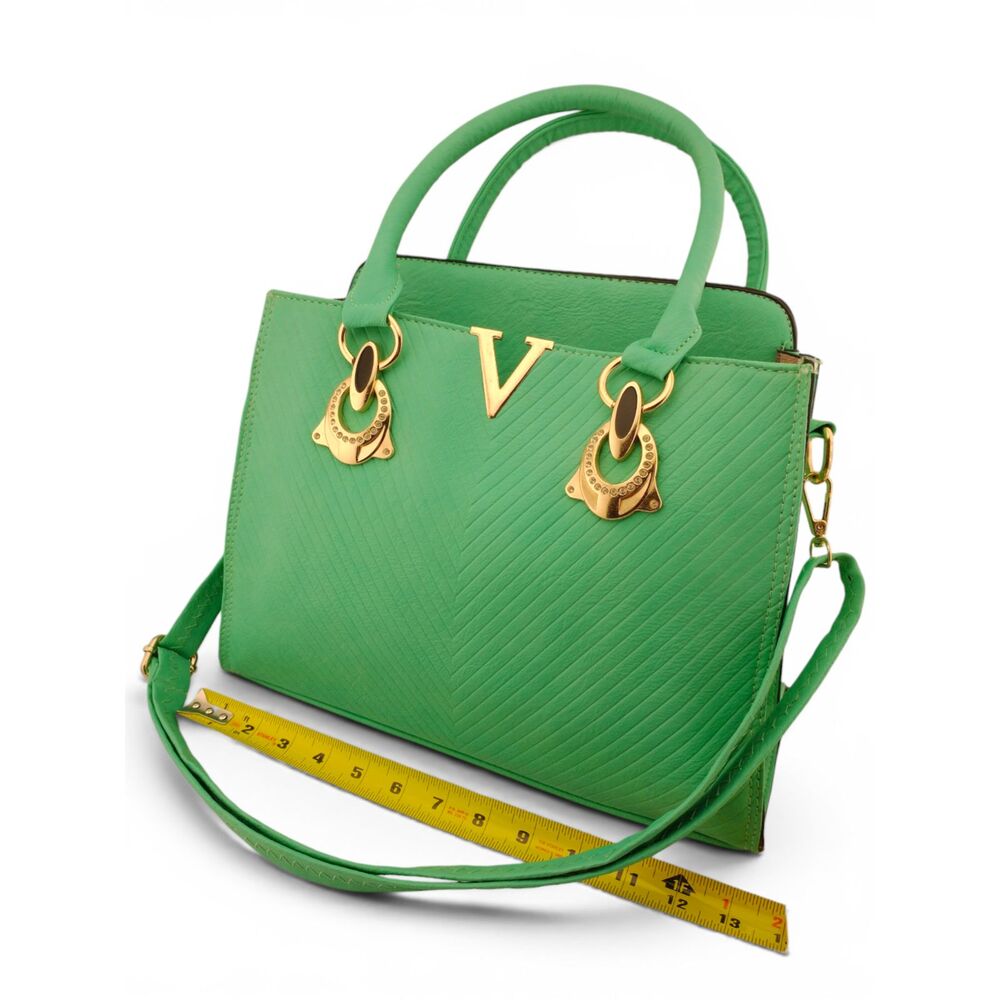 Mint Green Satchel Purse Top Handle Shoulder Crossbody Bag